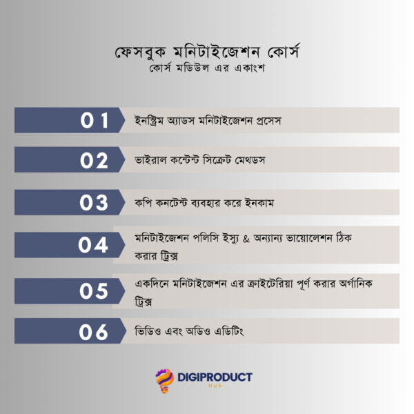 ফেসবুক ও ইউটিউব মনিটাইজেশন সিক্রেট কোর্স (ফেসবুক ও ইউটিউব মনিটাইজেশনের A to Z সম্পূর্ণ গাইড) - Image 2